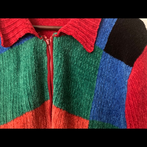 Family Pattern Sweatshirt Jacket - Picture 3 of 3